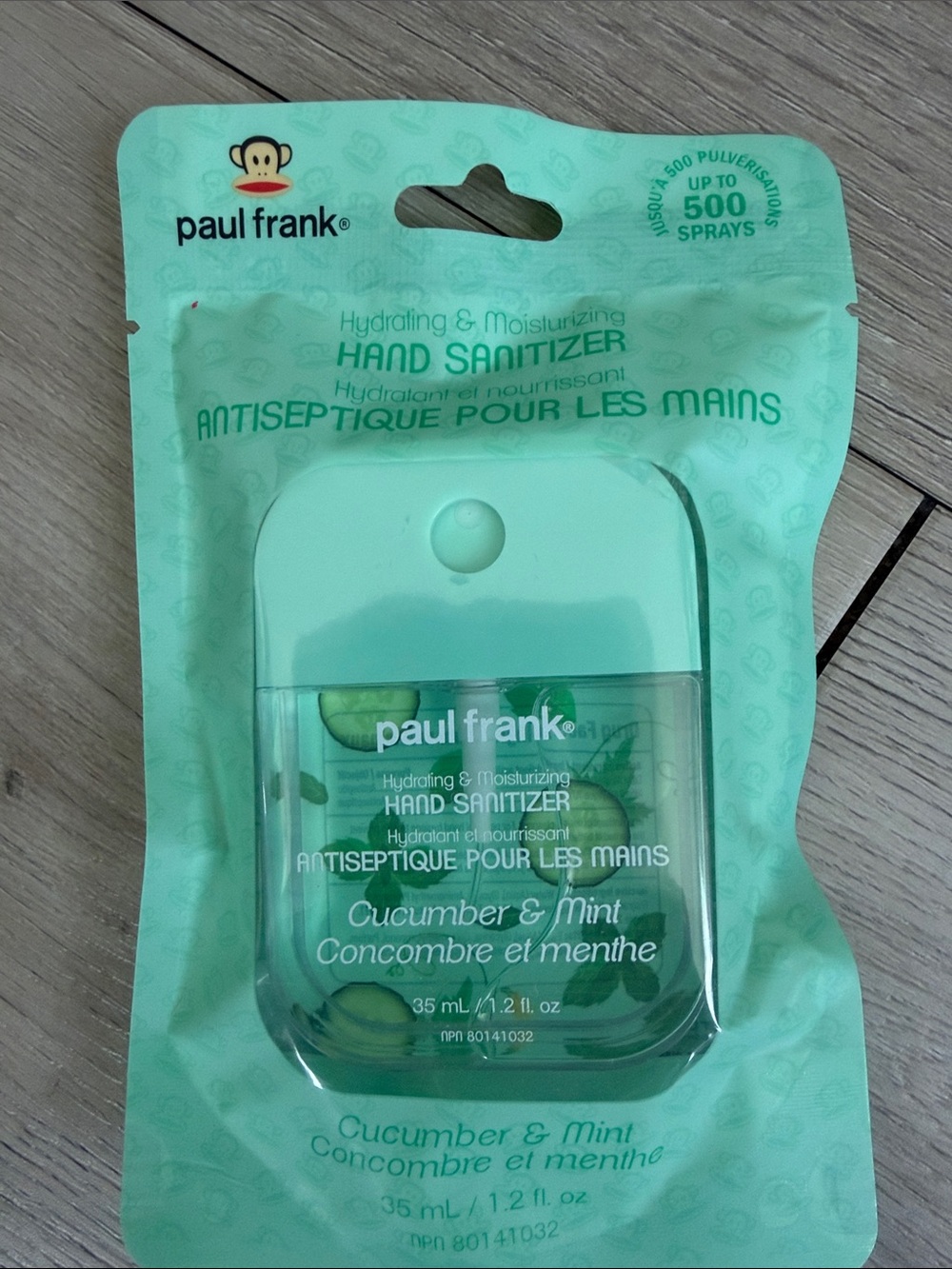 Paul Frank Cucumber & Mint Hand Sanitizer - Mint